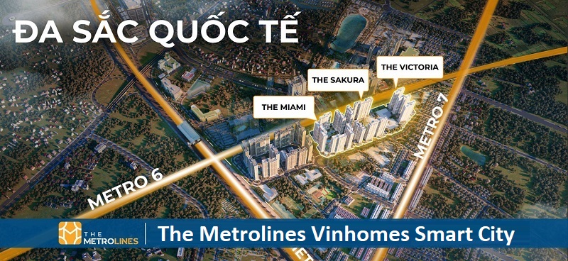 Quy hoạch The Metrolines Vinhomes Smart City