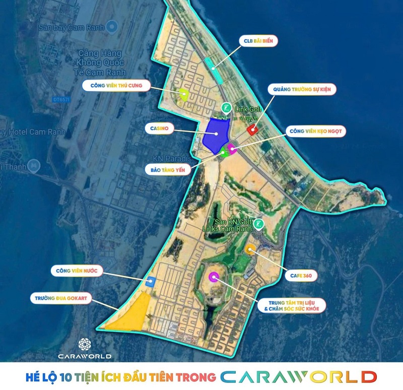 10 tiện ích đầu tiên Caraworld Cam Ranh