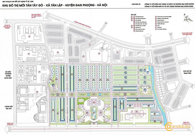 Quy hoạch khu đô thị Tân Tây Đô - Đan Phượng