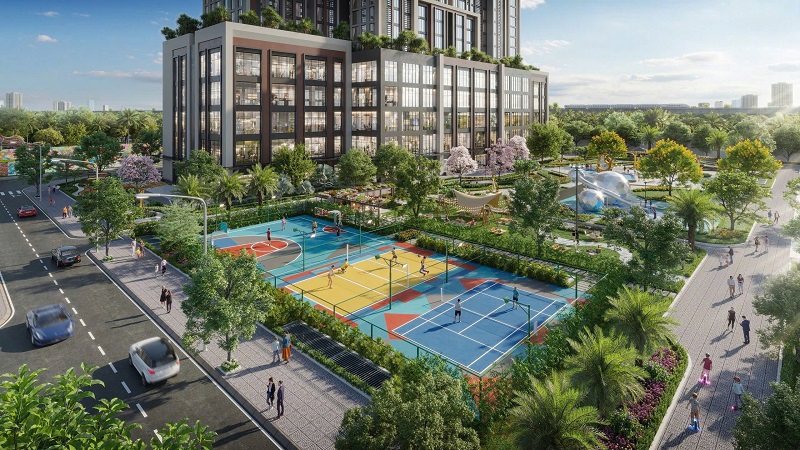 Tiện ích 2 toà G5-G6 The Sola Park Vinhomes Smart City