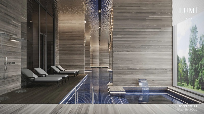 Tiện ích Spa bể sục Lumi Elite giai đoạn 3
