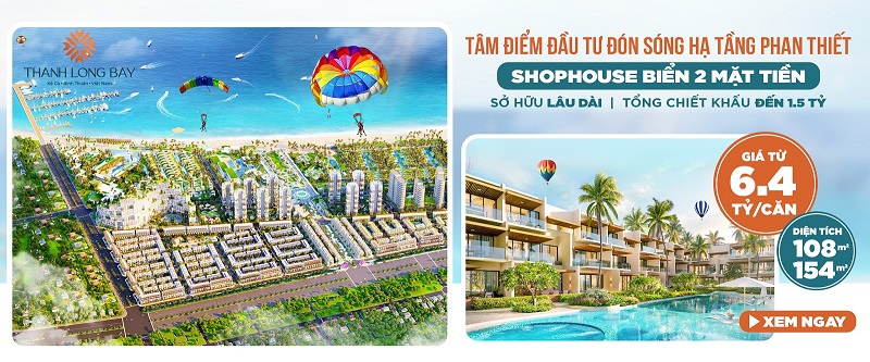 Mở bán Nhà phố Shophouse dự án Thanh Long Bay - Bình Thuận
