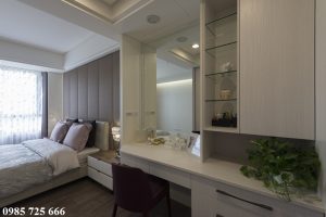 Thiết kế nội thất phòng ngủ chung cư Oriental Plaza - 16 Láng Hạ
