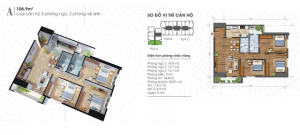 Thiết kế căn hộ 106,9m2 chung cư Ecolife Tây Hồ