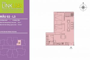Thiết kế căn hộ 02 TheLink 345 Ciputra - Nam Thăng Long