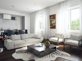 Phong cách thiết kế nội thất phòng khách 2017