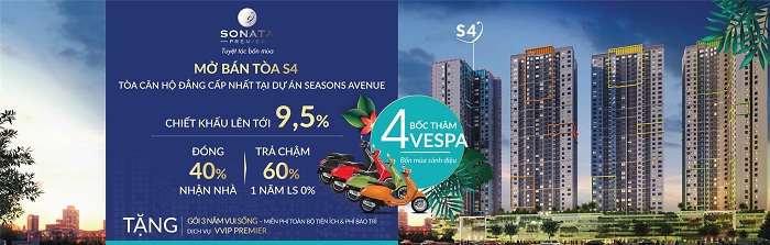 Chính sách bán hàng Seasons Avenue Mỗ Lao - Hà Đông