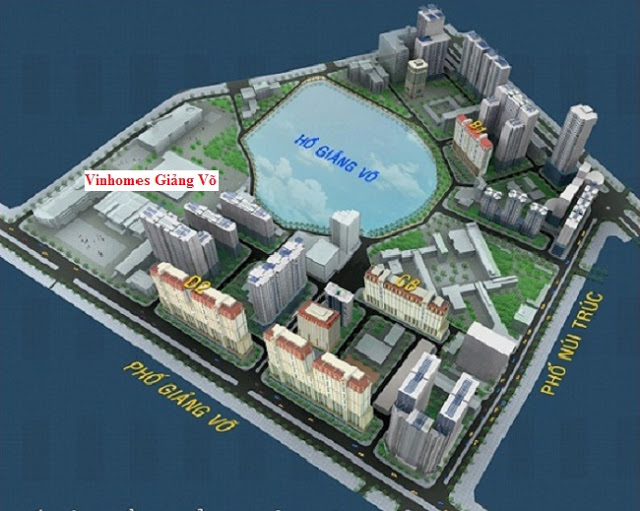 Vị trí Vinhomes Gallery 148 Giảng Võ