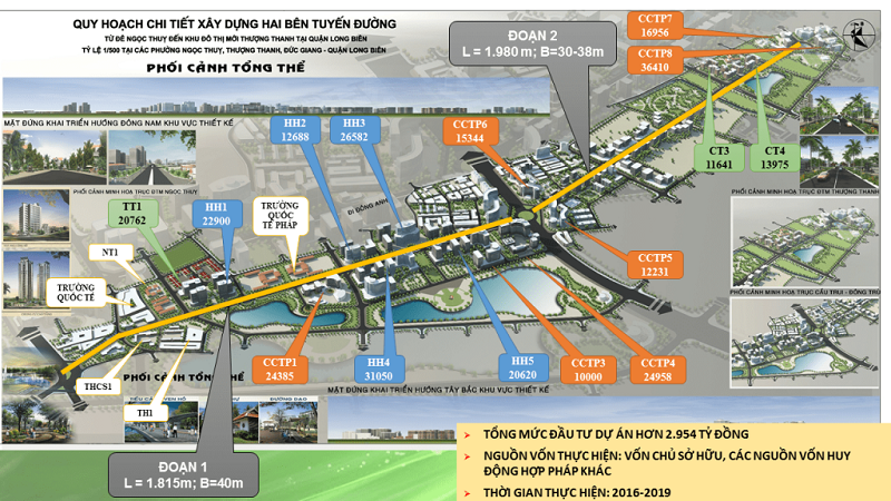 Quy hoạch khu vực Khai Sơn City Long Biên