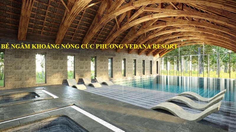 Bể tắm ngâm khoáng nóng tại Vedana Resort