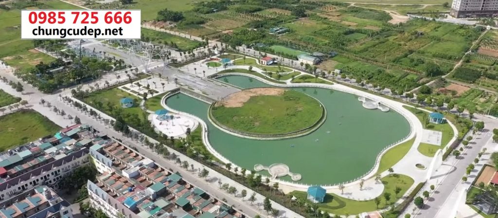 Flycam thực tế 2 biệt thự Sol Lake Villa Đô Nghĩa Nam Cường - Khu D Dương Nội