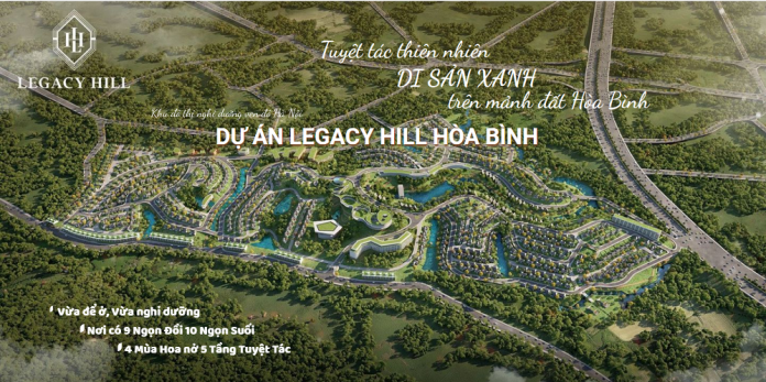 Phối cảnh dự án Legacy Hill Lương Sơn - Hòa Bình