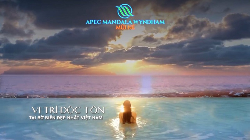 Bể bơi vô cực Apec Mandala Wyndham Mũi Né - Phan Thiết