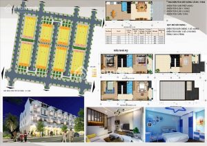 Mẫu nhà liền kề M3 dự án DTA Garden House VSIP Bắc Ninh