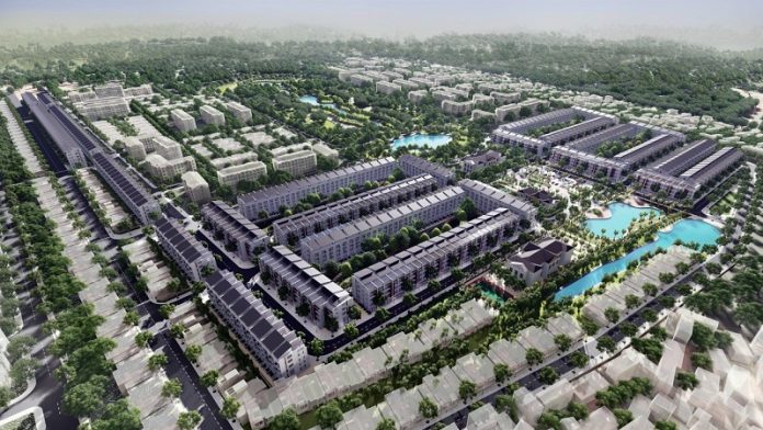 Phối cảnh 1 đất đấu giá Đông Phong - Yên Phong - Bắc Ninh Văn Phú Invest