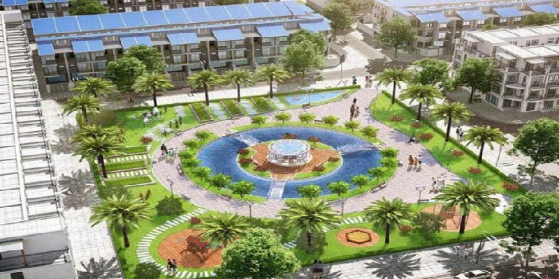 Quảng trường trung tâm dự án đất đấu giá Đông Phong - Yên Phong - Bắc Ninh Văn Phú Invest