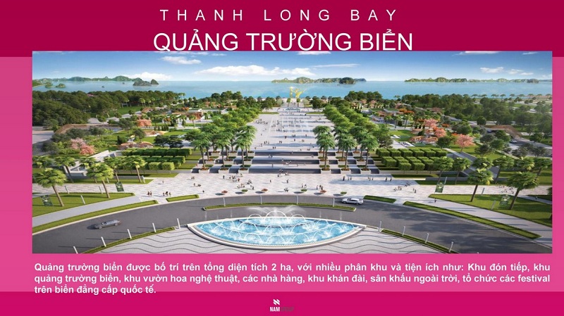 Quảng trường biển dự án Thanh Long Bay - Kê Gà - Bình Thuận