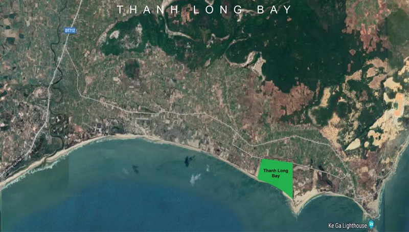 Vị trí địa lý dự án Thanh Long Bay - Kê Gà - Bình Thuận