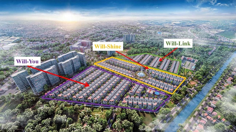 Kết nối dự án biệt thự Will State khu B Dương Nội - Tập đoàn Nam Cường