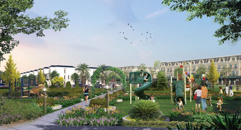 Công viên xanh dự án Hoàng Huy New City Thủy Nguyên - Hải Phòng