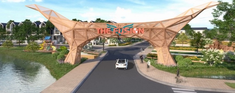 Cổng dự án đất nền The Fusion Bà Rịa Vũng Tàu - Lan Anh 7 Châu Đức