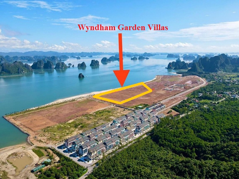 Flycam thực tế phân khu biệt thự Wyndham Garden Sonasea Vân Đồn