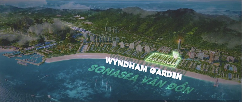 Vị trí phân khu biệt thự Wyndham Garden Sonasea Vân Đồn CEO Group
