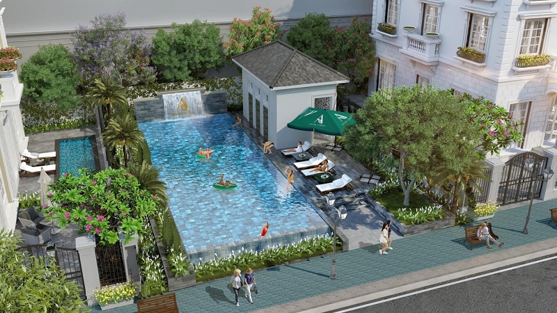 Tiện ích bể bơi dự án Avenue Garden Tây Tựu - Tây Thăng Long
