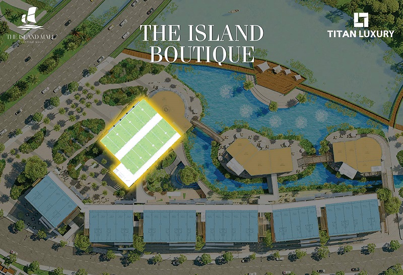 Phân khu The Island Boutique dự án The Island Mall Ecopark - Trung tâm thương mại mặt nước