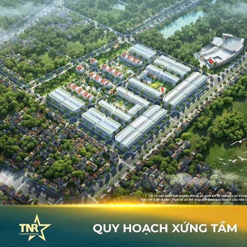 Phối cảnh dự án TNR Star Phong Châu - Phù Ninh - Phú Thọ