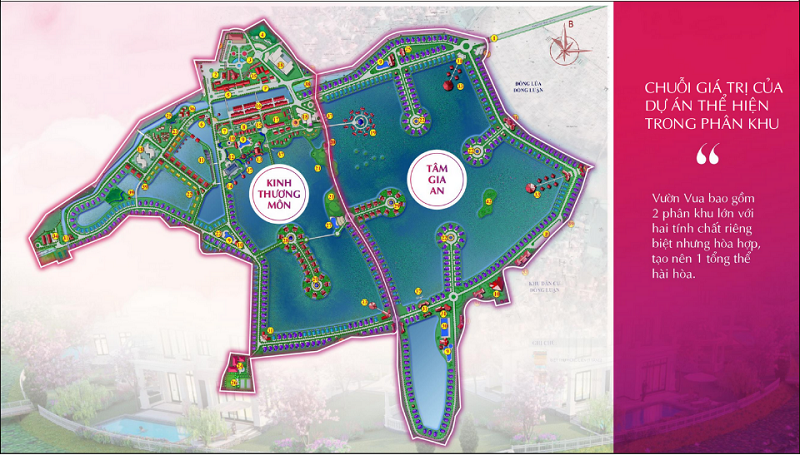 Quy hoạch phân khu Vườn Vua Resort Phú Thọ