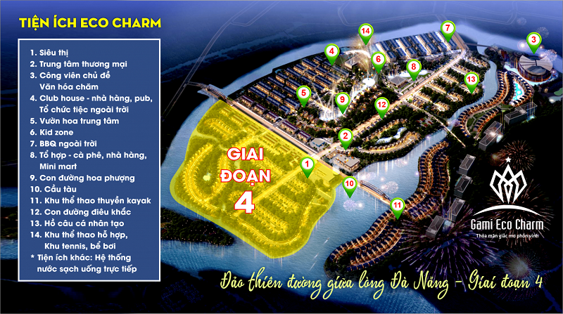 Tiện ích dự án Gami Eco Charm Đà Nẵng