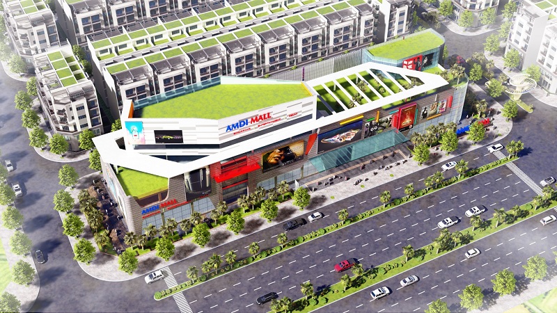 Trung tâm thương mại dự án AMDI Green City Tiên Du - Bắc Ninh