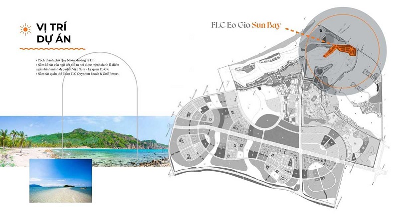 Vị trí dự án FLC Eo Gió Sun Bay - The Homeliday Quy Nhơn
