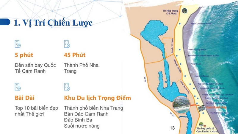 Liên kết vùng dự án Cam Ranh Bay Hotel & Resort