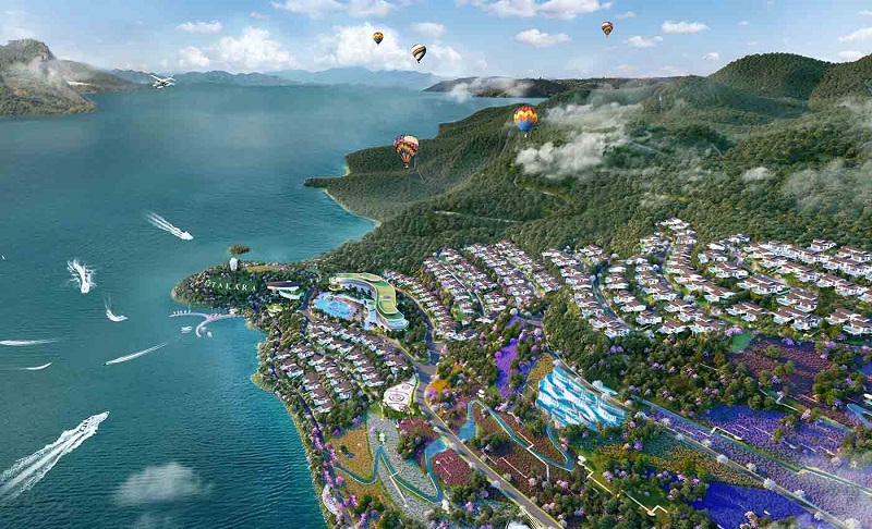 Phối cảnh 3 dự án Takara Hoà Bình Resort Hiền Lương - Đà Bắc