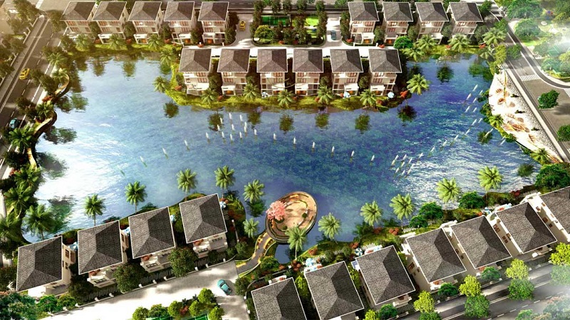 Hồ trung tâm dự án Mạnh Đức Residence Park Từ Sơn - Bắc Ninh