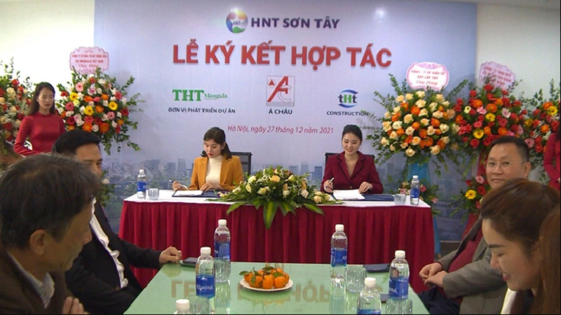 Lễ ký kết dự án HNT Sơn Tây - Khu dân cư Đồi Dền