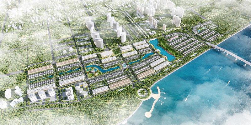 Phối cảnh 2 dự án Khu đô thị Bắc cầu Hàn - Hải Dương
