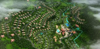 Phối cảnh dự án Viên Nam Resort Hoà Bình