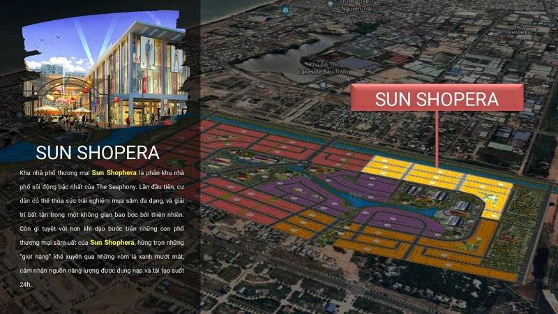 Phân khu Sun Shopera dự án Dragon City Park Liên Chiểu - Đà Nẵng
