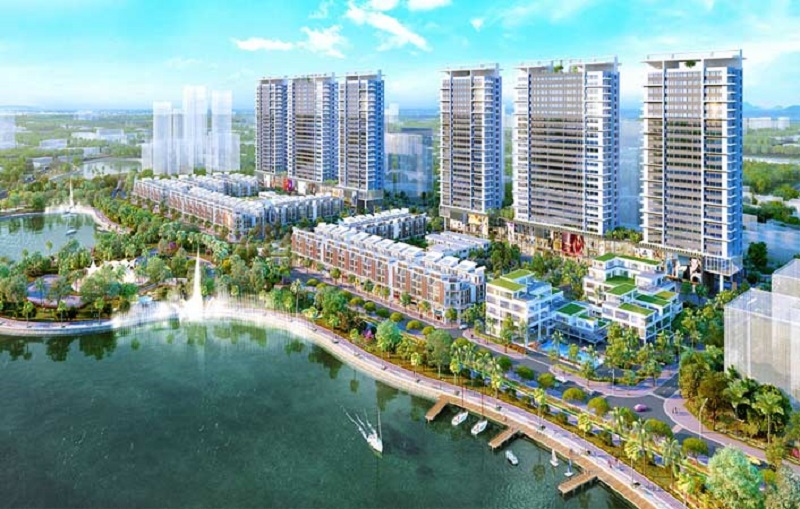 Phối cảnh 3 dự án Imperia River View Khai Sơn - Long Biên MIK