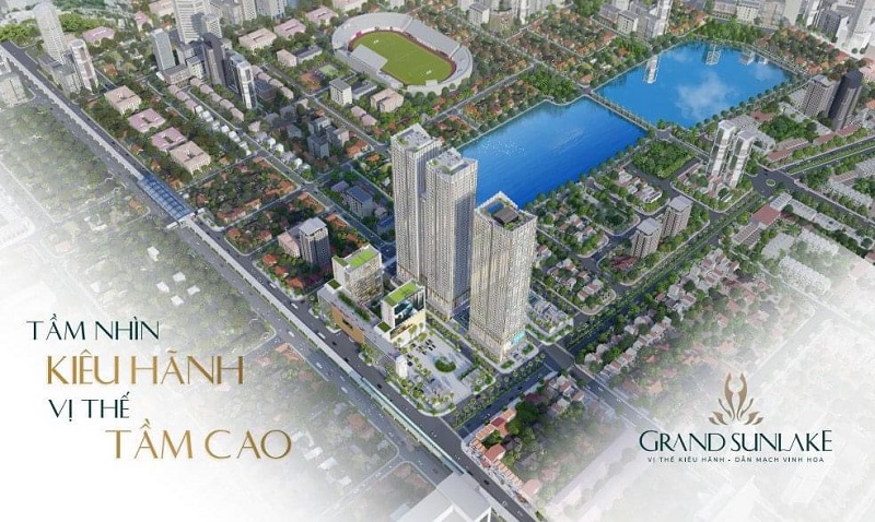 Phối cảnh 4 dự án Grand Sunlake Văn Quán - Hà Đông