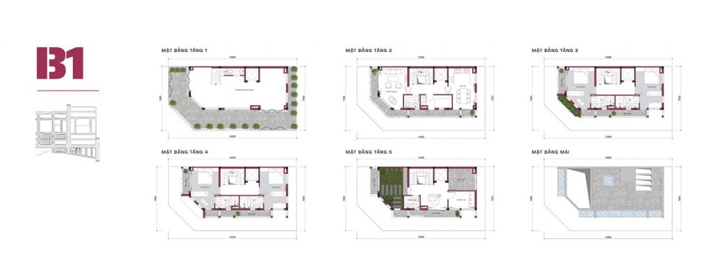 Thiết kế mẫu B1 dự án Highway5 Residences Thiên Minh Đức - Gia Lâm