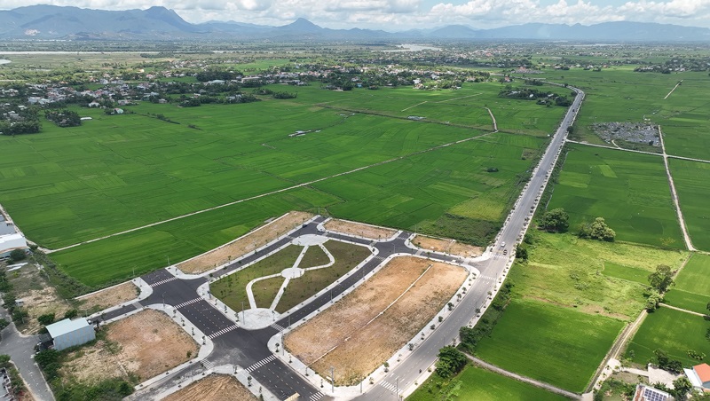 Ảnh thực tế 2 dự án đất nền Vident Center Điện Bàn - Quảng Nam
