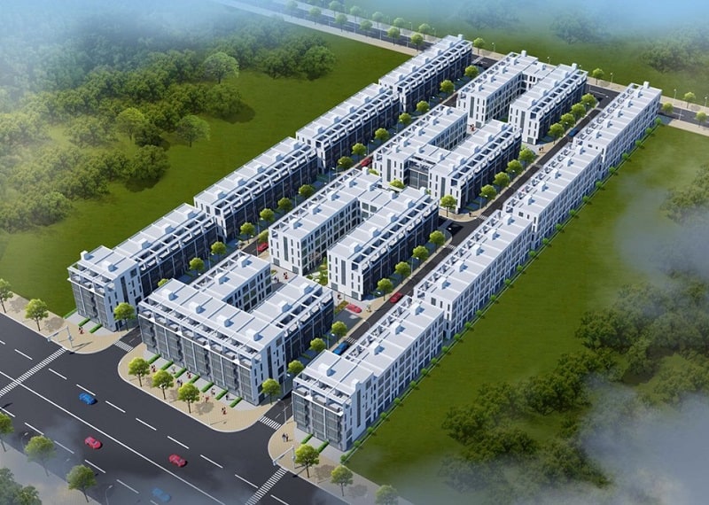 Phối cảnh 2 dự án S-Downtown Thanh Trì HDB