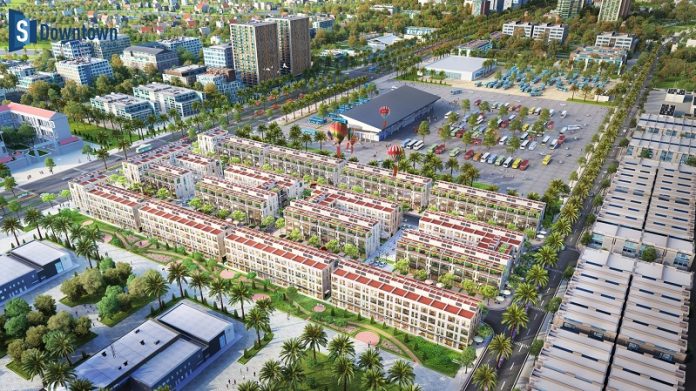 Phối cảnh dự án S-Downtown Thanh Trì HDB