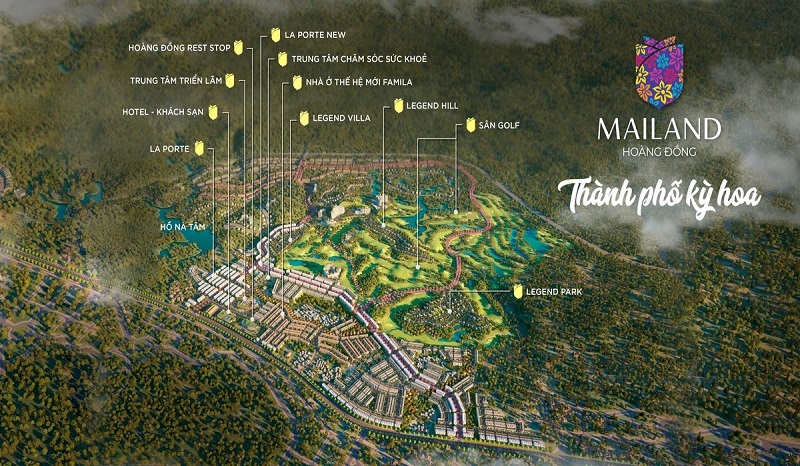 Quy hoạch phân khu dự án Mailand Hoàng Đồng - Lạng Sơn