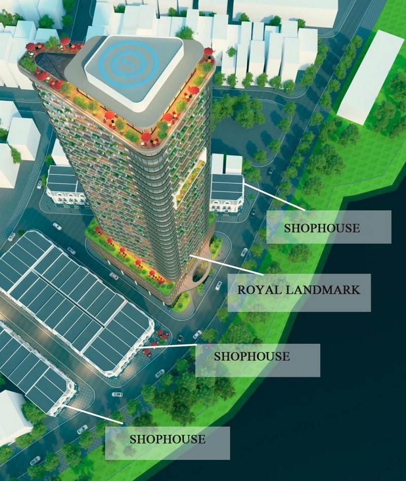 Quy mô dự án Shophouse Royal Landmark Quảng Bình