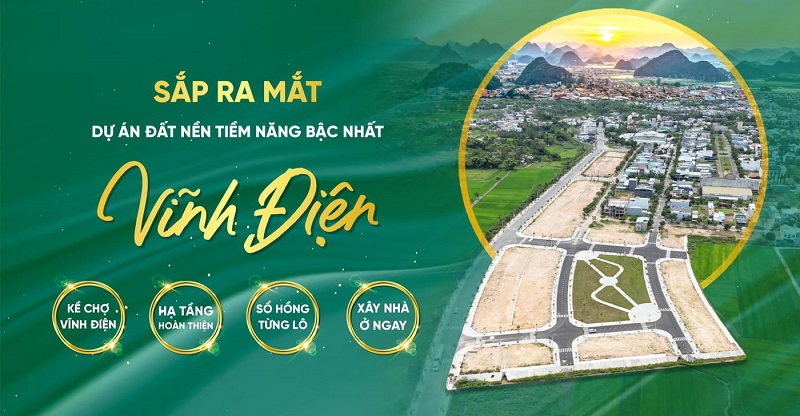 Ảnh thực tế 1 dự án đất nền Vident Center Điện Bàn - Quảng Nam